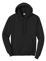 Wholesale Adult Fleece Pullover Hooded Sweatshirt in Black