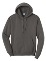 Wholesale Adult Fleece Pullover Hooded Sweatshirt in Charcoal