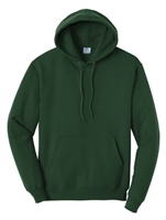 Wholesale Adult Fleece Pullover Hooded Sweatshirt in Dark Green