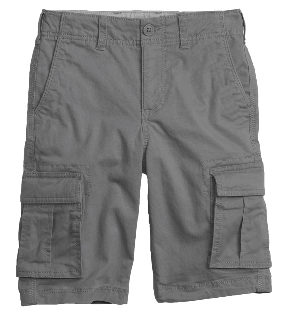 36 Pieces Boys STRETCH Cargo Shorts in Grey