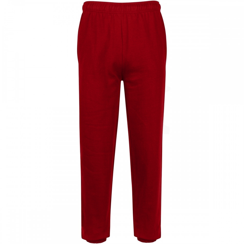 24 Pieces Youth Fleece Heavyweight Jogger Pants in Red