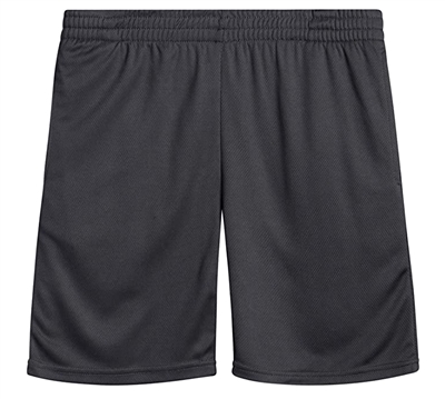 Wholesale Mesh Shorts in Charcoal