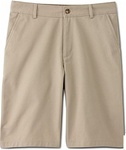 wholesale big mens Flat Front school shorts khaki