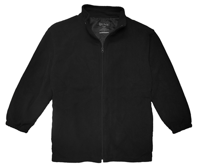 wholesale youth polar fleece jacket black