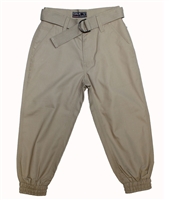 Wholesale Boys Belted Ripstop Jogger Pants Khaki