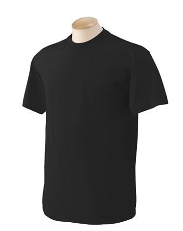 Wholesale Boys Crew Neck T-Shirt in Black - School Uniform TShirts