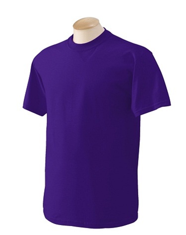 Wholesale Boys Crew Neck T-Shirt in Purple - School Uniform TShirts