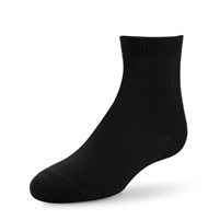 Wholesale Crew Socks in Black - 3 Pack