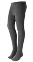 Wholesale Girls Flat Cotton Tights in Charcoal
