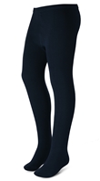 Wholesale Girls Flat Cotton Tights in Navy