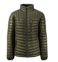 Wholesale Men's Quilted Bubble Jacket by Spire in Olive Green