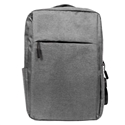 Wholesale Slim Backpack in Grey - 24 Backpacks Per Case