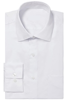 Wholesale Mens Long Sleeve Dress Shirt in White