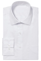 Wholesale Mens Long Sleeve Dress Shirt in White by size