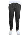 Wholesale Men's Drawstring Stretch Jogger Pants Black