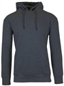 Wholesale Mens Fleece Pullover Hooded Sweatshirt in Charcoal