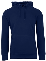 Wholesale Mens Fleece Pullover Hooded Sweatshirt in Navy Blue