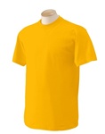 Wholesale Men's Crew Neck T-Shirt in Gold