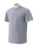 Wholesale Men's Crew Neck T-Shirt in Heather Grey