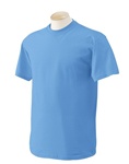 Wholesale Men's Crew Neck T-Shirt in Light Blue