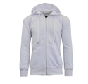 Wholesale Adult Full Zip Fleece-Lined Hoodie - White