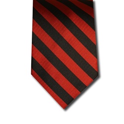 wholesale school uniform neck tie black red