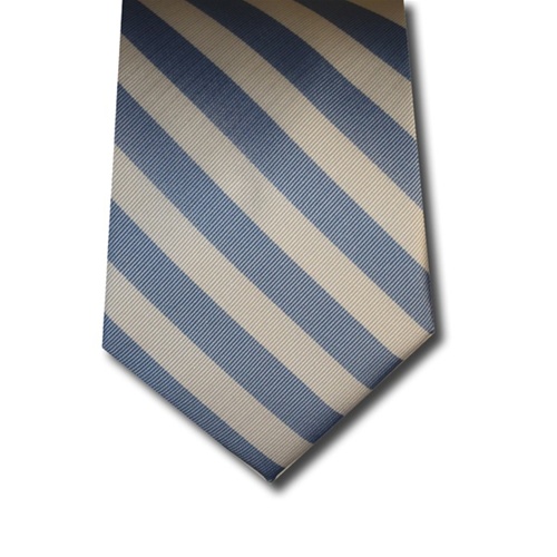 Wholesale School Uniform Neck Tie in blue white Stripe. Perfect for ...