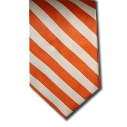 wholesale school uniform neck tie orange white