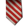 wholesale school uniform neck tie red silver