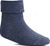 Wholesale Children's Triple Roll Socks in Black, Uniform Socks in Denim Blue