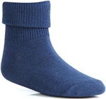 Wholesale Children's Triple Roll Socks in Midnight Blue , Uniform Socks in Midnight Blue