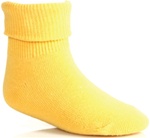 Wholesale Children's Triple Roll Socks in Yellow Uniform Socks in Yellow
