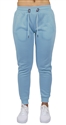 Wholesale Women's Fleece Jogger Sweatpants - Light Blue
