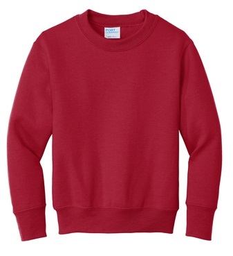 Wholesale Crewneck Sweatshirt in red