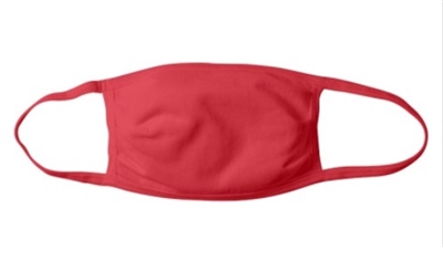 Wholesale Youth cloth face mask red