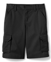 wholesale boys cargo school shorts in black