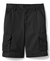 wholesale boys cargo school shorts in black