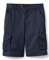 wholesale boys cargo school shorts in navy