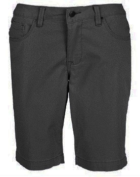 Wholesale Girl's School Uniform Bermuda Length Shorts in Black