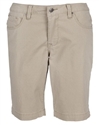 Girl's School Uniform Bermuda Length Shorts in Khaki by Size