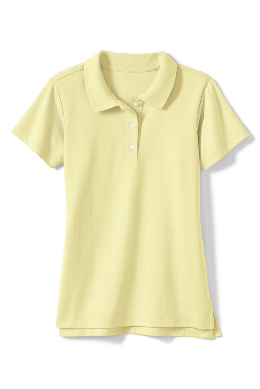 36 Pieces Bulk Girls School Uniform Knit Polo Yellow