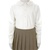 Wholesale Girl's long Sleeve Peter Pan Collar Blouse School Uniform in White