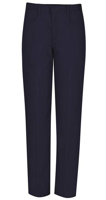 Fashion Ladies High Waist Fitted Pencil Trouser- Navy Blue With