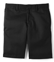 wholesale Husky Boys flat front school Shorts Black