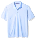 Wholesale Men's Dri Fit Performance Short Sleeve School Uniform Polo Shirt Light Blue