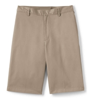wholesale mens Flat Front school shorts khaki