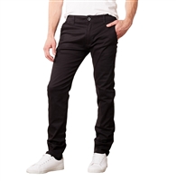 Men's Skinny Jean Cut Pants in Black