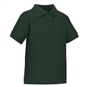 Wholesale Toddler Short Sleeve School Uniform Polo Shirt Hunter Green
