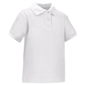 Wholesale Toddler Short Sleeve School Uniform Polo Shirt White