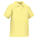 Wholesale Toddler Short Sleeve School Uniform Polo Shirt Yellow